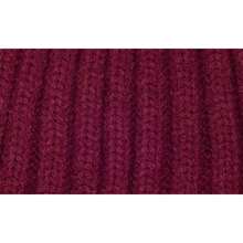 Steve Madden Ey Cat Flower Ribbed Knit Beanie