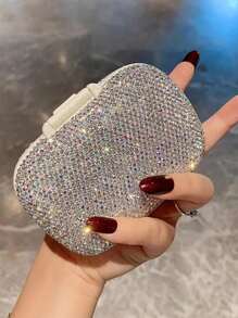 闪亮便携迷你药盒，紧凑密封多隔层收纳盒，便携式7天药物分装盒，小型首饰盒