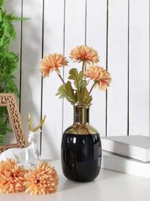 3/5 Stücke 13 Zoll große künstliche Chrysanthemenzweige – Dekoration für den Esstisch im Wohnzimmer, Hochzeit, Party, Event, Tischvase, DIY-Füllmaterial, Blumenstiele