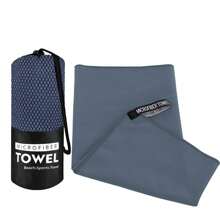 Light Weight Quick-Drying Towel, Soft And Portable With Round Tube Packaging, Made Of Super-Fine Fiber, Suitable For Camping, Gym, Travel, Beach, Swimming, Yoga And Sports