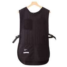1 pezzo Grembiule impermeabile e antimacchia di stile gilet, in nylon traspirante con maniche, grembiule antisuciume multi-uso per bar/caffetteria
