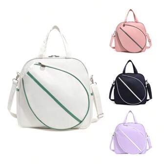 XINGNAN Premium Women Sports Backpack - Waterproof Nylon Material, Professional Tennis Gear Bag, Stylish Crossbody Shoulder Design, Multi-Functional Creative Tennis Bag