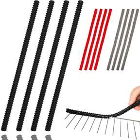 جزءان 2، حماية واقية من السليكون للرفوف الفرن حرارة مقاومة، غطاء للحماية من الحروق لحافة رف الفرن 14 بوصة (2، أحمر)