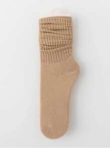 5 Pairs Of Autumn And Winter Women's Thick Warm Calf Socks, Suitable For All Seasons, Long Tube Pile Socks, Y2k