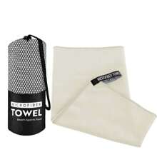 Light Weight Quick-Drying Towel, Soft And Portable With Round Tube Packaging, Made Of Super-Fine Fiber, Suitable For Camping, Gym, Travel, Beach, Swimming, Yoga And Sports