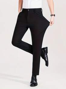 High-End Business Stretch Cooling Summer Men's Straight-Leg Office Pants