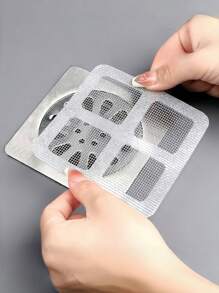 5/20/50pcs One-Time Hair Catcher Filter Drain Cover, Bathroom & Kitchen Sink Strainer