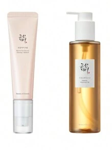 Beauty Of Joseon Revive Eye Serum30ml With Ginseng Cleansing Oil 210ml For Fine Lines Dark Circles Wrinkles Makeup Remover For Sensitive Skin
