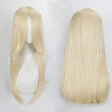 FULCRUM 24 Inch Pink Blue Green Black Anime Costume Long Straight Cosplay Wig Heat Resistant Synthetic Fibers Wig For Party Halloween Christmas