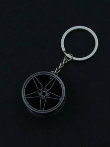 1pc Brake 360 Rotating Car Keychain Pendant, Creative Car Keychain Decoration, A Unique Gift For Car Lovers