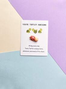 1 张“你是最棒的”海龟卡，适合所有场合、节日、生日送给家人和朋友的创意礼物