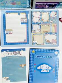 Sanrio 330pcs/Pack Sanrio Kuromi Ins-Style Memo Pad Sticky Notes Combination, Kitty Adhesive Tabs, Index Stickers, Student Gift, Back To School Essentials