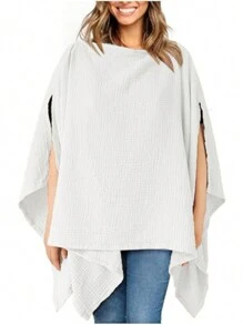 Nursing Cover Multifunctional For Baby Stroller Canopy Breastfeeding Scarf Burp Cloths