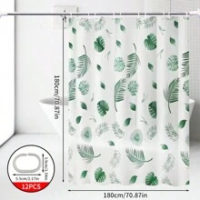 Bathroom Shower Curtain Set, Waterproof, Mildew-Proof, No-Drill Shower Curtain, Bathroom Window Curtain, Divider Curtain For Shower/Bath