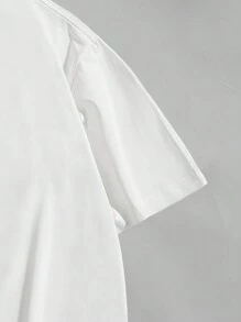 2025 New Summer White Poker Print Casual T-Shirt For Men, Streetwear