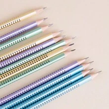 12pcs HB Pencils Set,With Sharpener Writing Pencil Study Practice Pre-Cut,Black, With Eraser Heads, HB Soft, Suitable For Office Use As Drawing, Writing, And Stationery Pencils - Includes A Pencil Sharpener Bonus,Back To School
