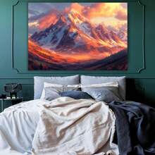 Sunset Beautys Canvas Wall Art, Capture The Serene Beautys Of Sunset With This Stunning Canvas Wall Art, Perfect For Creating A Calming And Elegants Atmosphere In Any Room Sunset Painting Sunset Canvas Wall Art Sunset Pictures Beach Sunset Wall Art Sunset Poster Sunset Light, For Bathroom Library Cafe Children'S Room Bar Meeting Room Living Room And Other Decorative()