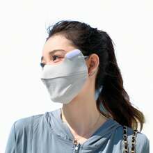 1pc UPF 50+ Face Mask For Women, Washable & Reusable, Suitable For Outdoor Running