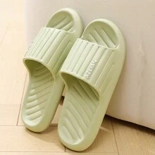 New Women Slippers, For All Seasons, Indoor House Slippers, Bathroom Non-Slip Quick Drying Thick Soft Bottom Couples Beach Water Sandals For Men And Women