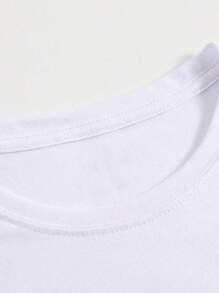 Men's Basic T-Shirt Alpha Male Funny Meme 100% Cotton - 白色 - 查看 3