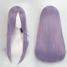 FULCRUM 24 Inch Pink Blue Green Black Anime Costume Long Straight Cosplay Wig Heat Resistant Synthetic Fibers Wig For Party Halloween Christmas