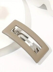 1 pezzo, accessorio per capelli a molla quadrato vuoto, semplice, carino, elegante, casual per code di cavallo, raccolti, frangia, adatto all'uso quotidiano, fermagli per capelli, barrette per capelli