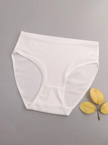 4 件装女士高腰宽松舒适牛奶丝材质运动三角内裤