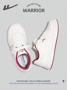 1 pereche de pantofi sport casual pentru femei, cu șireturi în față, respirabili, versatili, pantofi de mers în aer liber