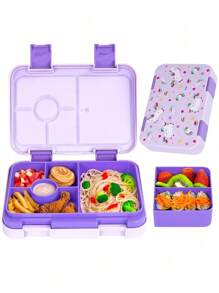 Yocity 1 pieza Fiambrera, Fiambrera dividida, Caja Bento desmontable, Caja de merienda robusta, para picnic, para cantina, organizadores y almacenamiento de cocina, accesorios de cocina - Caja Bento desmontable, adecuada para trabajo y viajes, útiles escolares