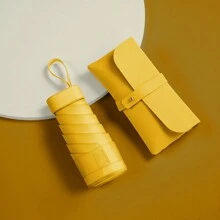 1PC Capsule Umbrella, Pocket Umbrella, Portable Folding Umbrella, Waterproof, Sun Protection, UV Protection Multifunctional Umbrella, Can Be Used For Travel, Very Compact And Convenient To Carry
