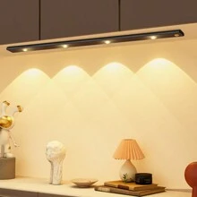 Ultra-Thin LED Strip Light, Smart Sensor Light, Triple Color Changing Light, Dressing Table/Cabinet/Bedroom/Wardrobe/Wine Cooler Lighting - 貓眼款/黑色款 - 查看 8