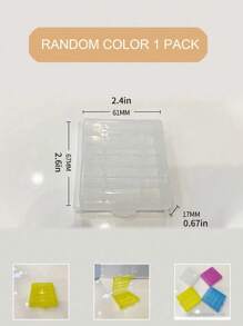 2packs Battery Storage Box, Battery Storage Case, Battery Holder, Clear. Each Case Stores 24 Batteries