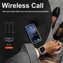 LIVLOV Smart Watch With Flashlight/ SOS Modes For IPhone Android, 1.96'' HD Screen Sport Fitness Tracker With 420mAh Battery, Answer/Make Calls, AI Voice, Waterproof Watch With 100+ Sports, Sleep Monitor, Pedometer, Games, Smartwatches For Men And Women