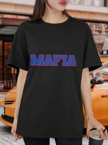 Buffalo Mafia Women's Women T-Women's Shirt - Stylish Trendy Design