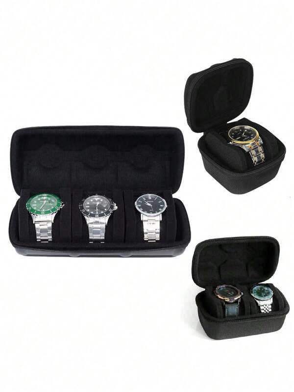 1pc Watch Travel Case For Men And Women Portable Single Watch Storage Box And Organizer For Wristwatches And Smart Watches Valentine Day Back To School
