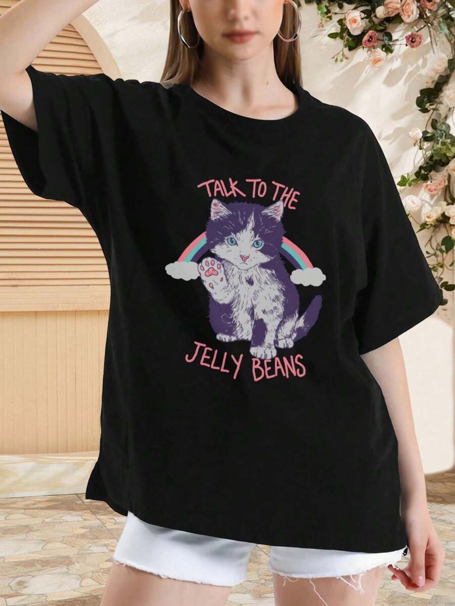 Charming Women's Talk To The Jelly Beans Women T-Women's Shirt