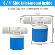 '3/4'Water Tower Tank Plastic Float Ball Valve Switch Water Level Automatic Water Stop Valve Controller Water Full Stop Valve