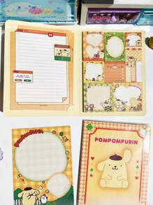 Sanrio 330pcs/Pack Sanrio Kuromi Ins-Style Memo Pad Sticky Notes Combination, Kitty Adhesive Tabs, Index Stickers, Student Gift, Back To School Essentials