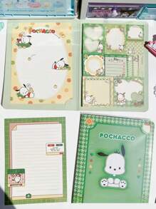 Sanrio 330pcs/Pack Sanrio Kuromi Ins-Style Memo Pad Sticky Notes Combination, Kitty Adhesive Tabs, Index Stickers, Student Gift, Back To School Essentials