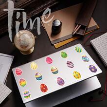50 Sheets Easter Egg Graffiti Stickers, Exquisite And Fashionable Personalized Decorative Stickers, Waterproof Stickers For Suitcases, Diy Decorative Stickers For Laptops, Guitars, Water Bottles, Motorcycles