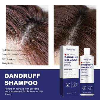 100ml 洗发水，强健头发，去除头皮屑，深层清洁头皮，促进头发生长和浓密