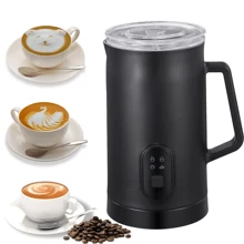 NetHong 400W 4 In 1 Hot Chocolate Maker Chocoluxe Electric Milk Steamer Frother Black UK