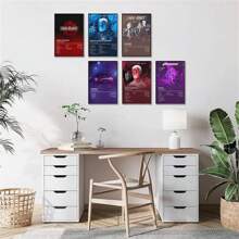 1PC Frameless GNbow Chase Atlantic Rock Band Canvas Print Wall Art Room Aesthetic For Girl And Boy Teens Dorm Decor New Year Gift