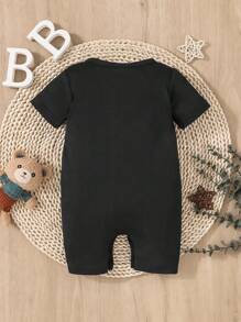 2025 Spring Summer New Baby Boy Clothing Baby Boy Girl Jumpsuit Baby Jumpsuit Casual Short Sleeve
