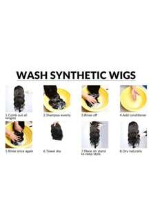 12 英寸中分刘海假发，合成中分直发，层次分明，自然美观，适合日常派对使用