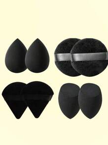 20pcs/Set Makeup Sponge Kit - Foundation Mixer, Beauty Sponge, Makeup Blender, Makeup Sponge, Mini Makeup Sponge, Velvet Triangular Puff, Makeup Powder Puff, Round Powder Puff, Finger Puff, Loose Powder Puff, Pressing Powder Puff, Setting Powder Puff, Face Makeup Tool, Concealer Puff, Loose Powder Puff And Mini Finger Puff, Suitable For Beginners, Soft And Skin-Friendly For All Skin Types, For Blush, Foundation, Moisturizer And Powder, For Dry And Wet Use
