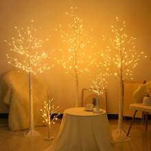 1Pc 4FT/72LED,6FT/156LED Berkenboom Licht,8 Functies, Lamp Vloer Kunstmatige Berkenboom Met Licht Voor Thuis Festival Feest Verjaardag Bruiloft,Kerstdecoratie,Thanksgiving Decoratie,Woonkamerdecoratie,Binnen- En Buitendecoratie,Kamerdecoratie Kerstdecoratie Kerstlicht Slaapkamerdecoratie Woondecoratie Feestdecoratie Vakantie Festivalkerstcadeau Thanksgiving Kerstboomdecoratie Ornamenten