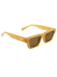 Vintage Retro Rectangular Sunglasses With Uv400 - Vintage - Apricot - View 3