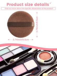 4/8/12/16PCS Makeup Puff Set Soft Circular Powder Puffs