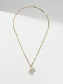 1 pieza Collar con colgante de mariposa chapado en oro de 14K con circonita cúbica, con caja de regalo premium, adecuado para madre/Día de San Valentín, parejas, hermanas, amigos, uso diario o festivo